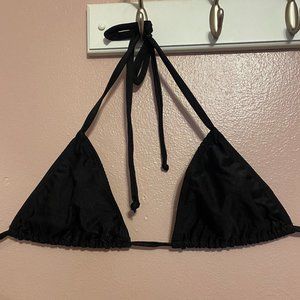 black bikini top